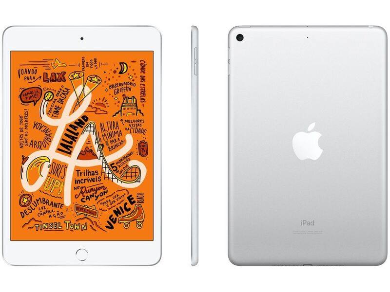iPad Mini 7,9” 5ª Geração Apple Wi-Fi 256GB - Prateado - iPad Mini